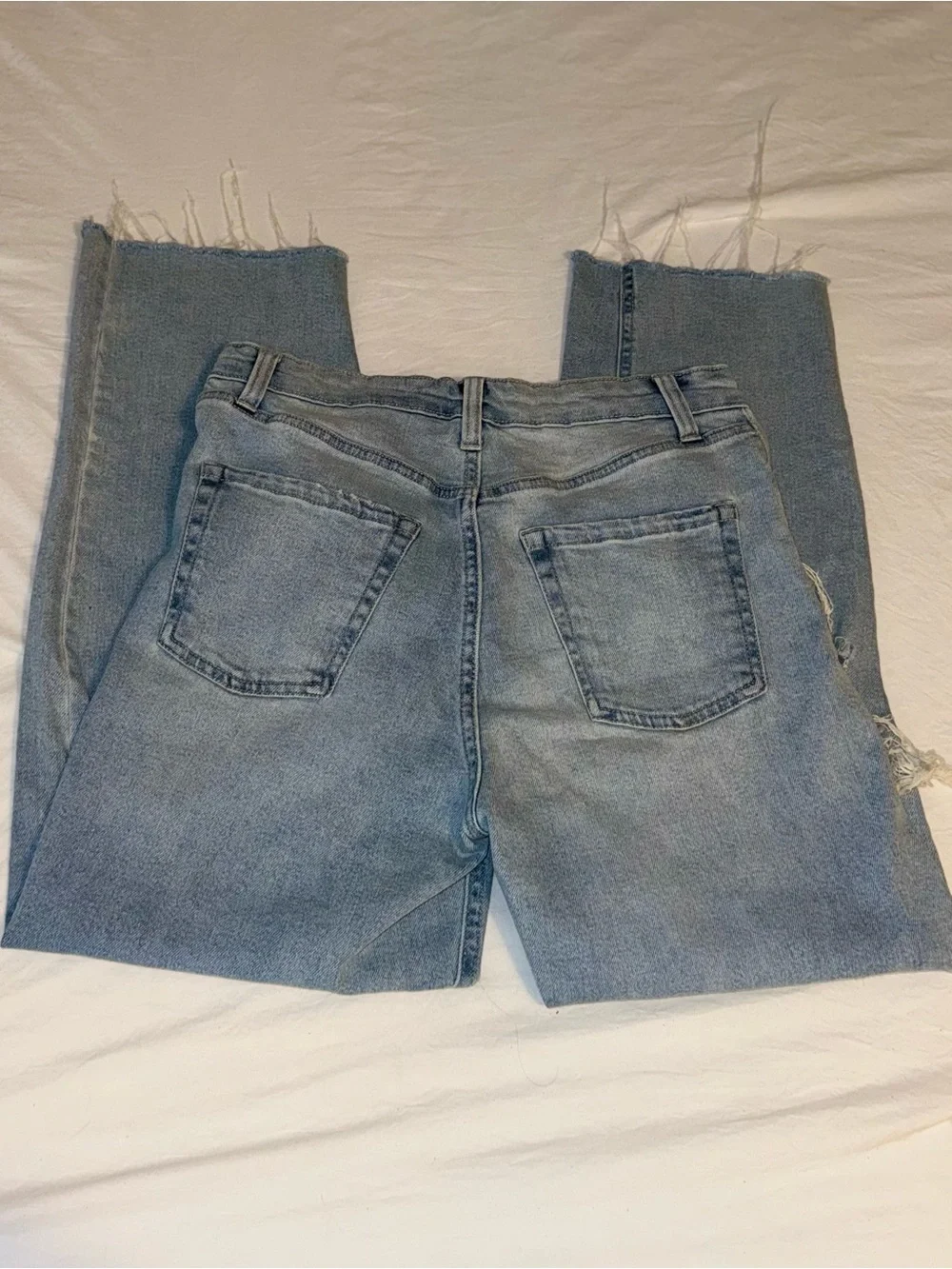 Wild Fable Highest Rise Straight Leg Ripped Jeans - Picture 6 of 6